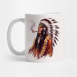 Native American Indian Chief Mug